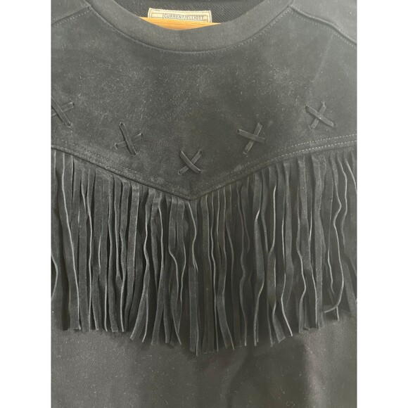 CURRENT/ELLIOTT The Suede Fray Popover Wide-Sleeve Cotton Top Size 1 retail $398 - Picture 3 of 11